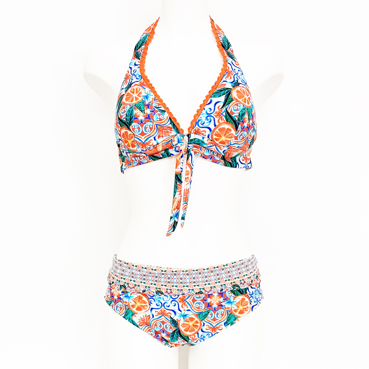 Verdissima swim wear Sicily SY05-11 037orange